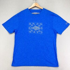 YETI T-Shirt Mens XL Blue‎ Tuna Fish Graphic Tee Outdoor Casual Comfort Fishing